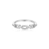Mini-Link Stackable Ring in Rhodium-Plated Sterling Silver