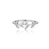 Branch Statement Ring in Rhodium-Plated Sterling Silver