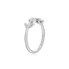 Branch Statement Ring in Rhodium-Plated Sterling Silver
