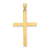 14k Engravable Cross Charm