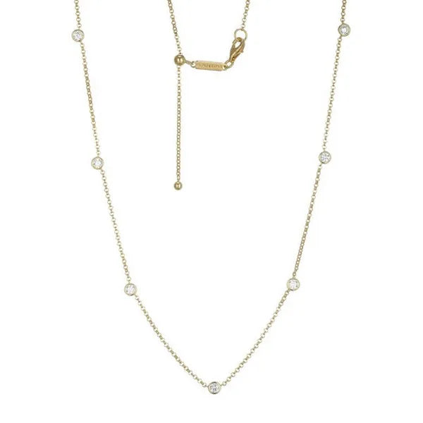 Essentials Medium Station Lab-Created Diamond Necklace