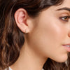 Cushion Hoop Earrings in 14K Yellow Gold-Plated Sterling Silver