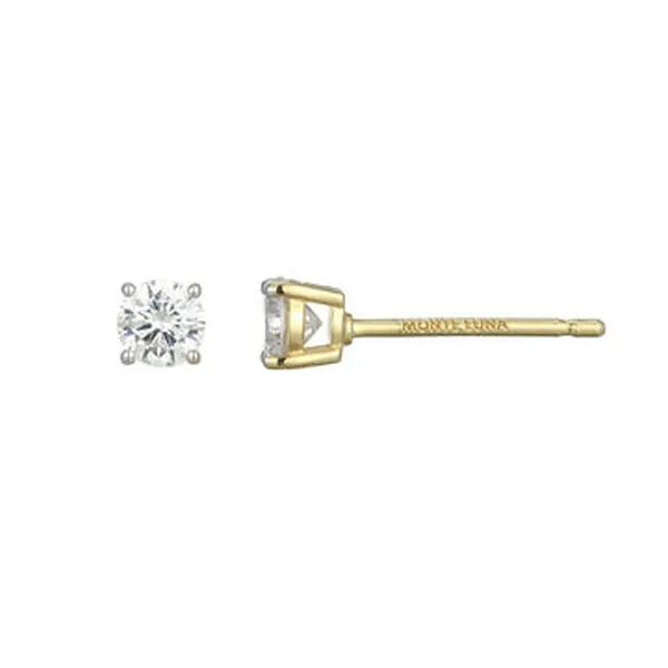 Essentials Small Lab-Created Diamond Stud Earrings