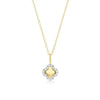 Clover Pendant Necklace in 14K Yellow Gold-Plated Sterling Silver