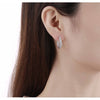 Essentials 1ct Channel Inside-out Diamond Hoops