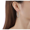 Essentials 2.8ct Classic Inside-Out Diamond Hoops