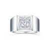 Lab Grown Diamond Square Solitaire Men's Band
