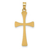 14k Polished Religious Cross Pendant