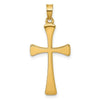 14k Polished Religious Cross Pendant