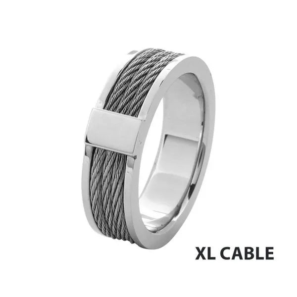 Men's ring with comfort wear