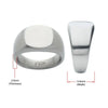 Men's Stainless Steel Signet Ring