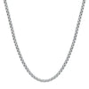 Stainless Steel Bold Box Polish Finished Chain