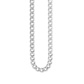 Stainless Steel 4mm Flat Curb Polished Chain