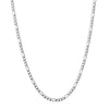 Men's Stainless Steel 4mm Figaro Polished Chain