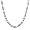 Men's Stainless Steel 6mm figaro polished Chain