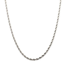 Men's Stainless Steel 4mm Rope Chain Necklace