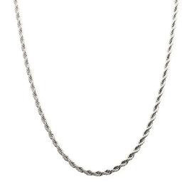 Men's Stainless Steel 4mm Rope Chain Necklace