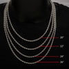 Men's Stainless Steel 4mm Rope Chain Necklace