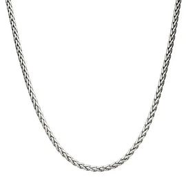 Stainless Steel Spiga Chain Necklace