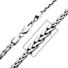 Stainless Steel Spiga Chain Necklace