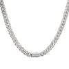 Stainless Steel 12mm Steel Miami Cuban Chain Necklace