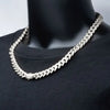 Stainless Steel 12mm Steel Miami Cuban Chain Necklace