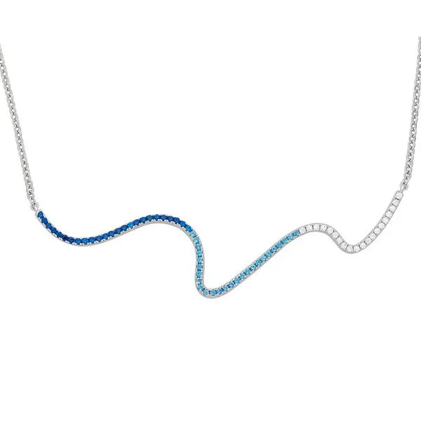Squiggle Line Necklace