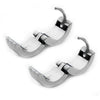 Stainless Steel Three Bars High Polished Huggies Earrings