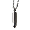 Memorial Bullet Pendant with long Box Chain